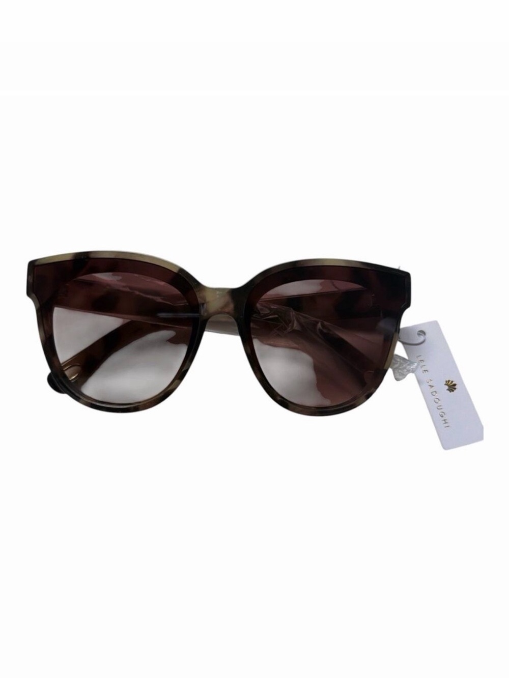 Lele Sadoughi Women's Tortoise Sunglasses New - Picture 2 of 8